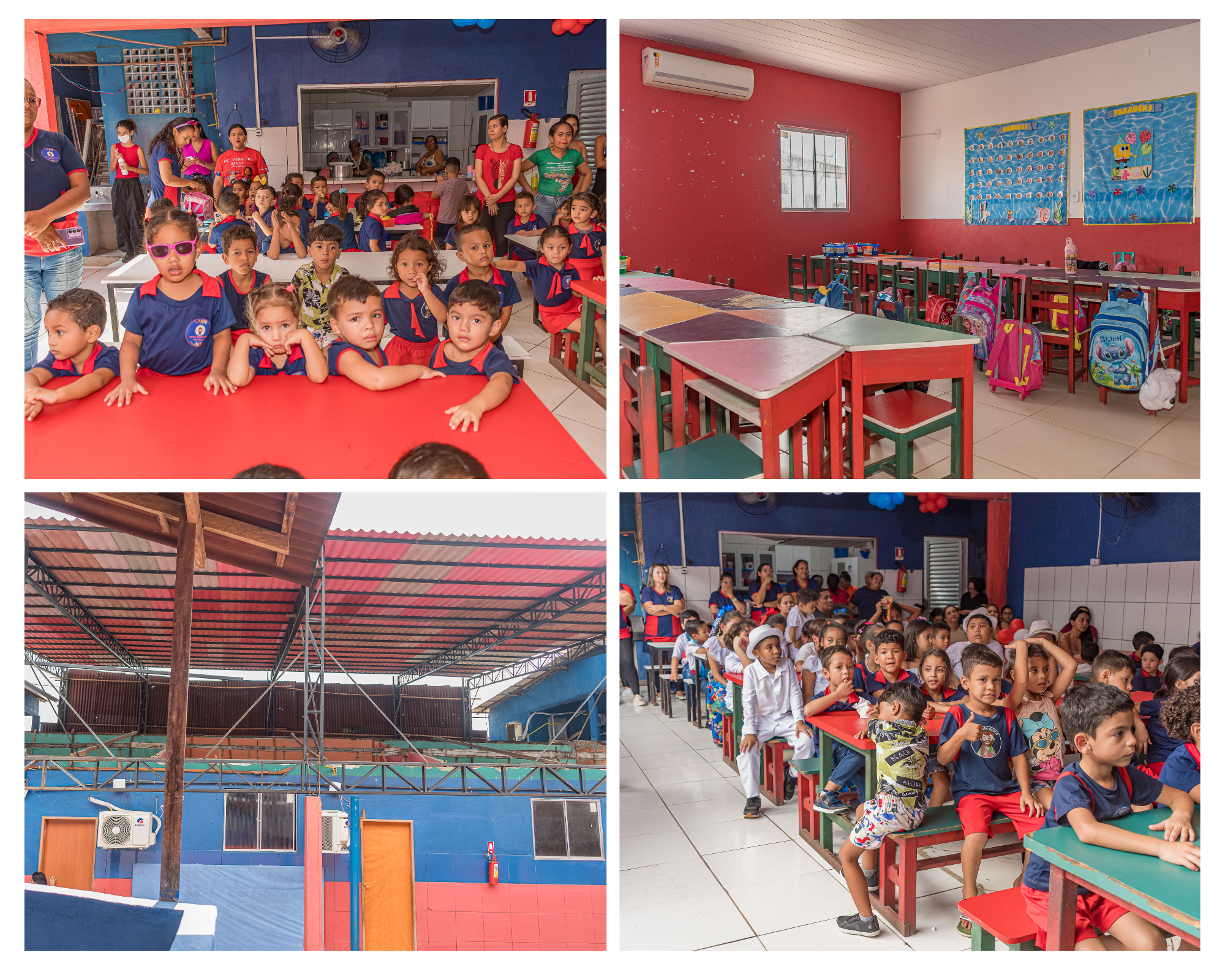 Espaços reformados pelo Centro Comunitário São Paulo - Belém – PA