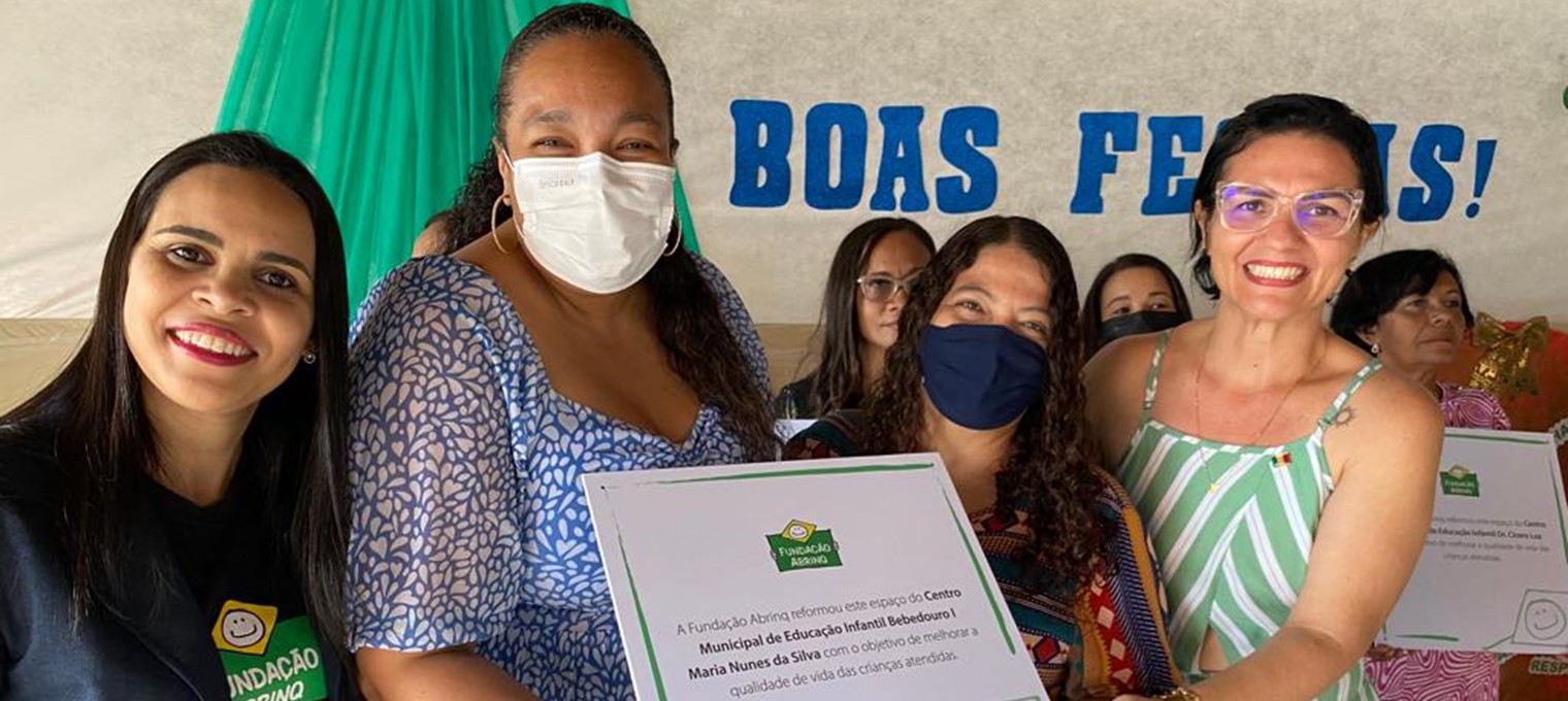 Fundação Abrinq beneficia milhares de crianças com doação de parquinhos para creches no Nordeste