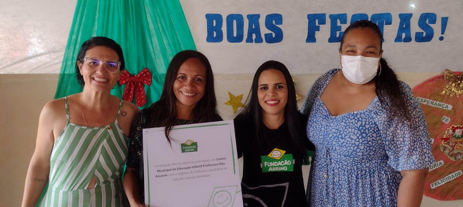 Fundação Abrinq beneficia milhares de crianças com doação de parquinhos para creches no Nordeste