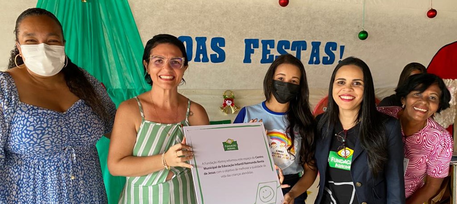 Fundação Abrinq beneficia milhares de crianças com doação de parquinhos para creches no Nordeste