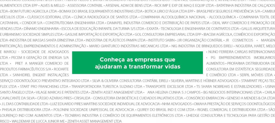 Mais de 70 empresas ajudaram a garantir comida na mesa a milhares de brasileiros