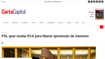 PSL quer mudar ECA para liberar apreensão de menores 