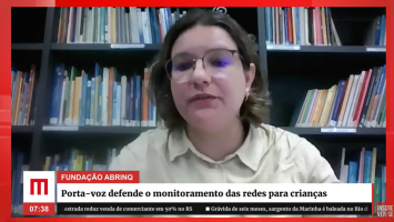 Porta-voz da fundação Abrinq defende o monitoramento das redes para crianças