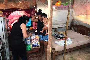 Entregas de outubro – Campanha Não deixe a fome matar mais que o Coronavírus