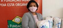 “Com a doação, pude colocar comida na mesa”