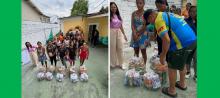 Fundação Abrinq apoia famílias atingidas pela cheia em Manaus com doações de alimentos, kits de higiene e material escolar