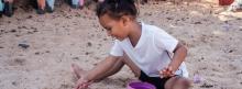 Crianças do Maranhão sonham em ter um parquinho na escola