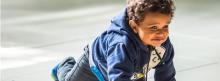 Com a ajuda da Fundação Abrinq, Josué (2) já consegue sonhar com um amanhã