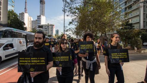 Em apoio a Campanha #podeserabuso, atletas e organizações vão às ruas pelo fim do Abuso Sexual