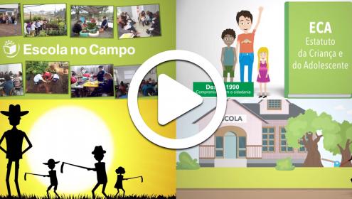 Fundação Abrinq produz vídeos para aprimorar as ações dos professores no Projeto Escola no Campo