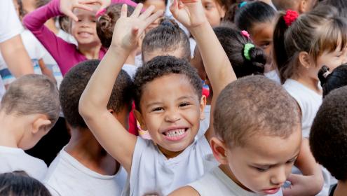 Crianças na escola