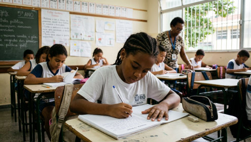 Criança na escola