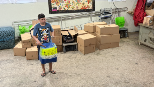 Adolescente beneficiado pela FADC