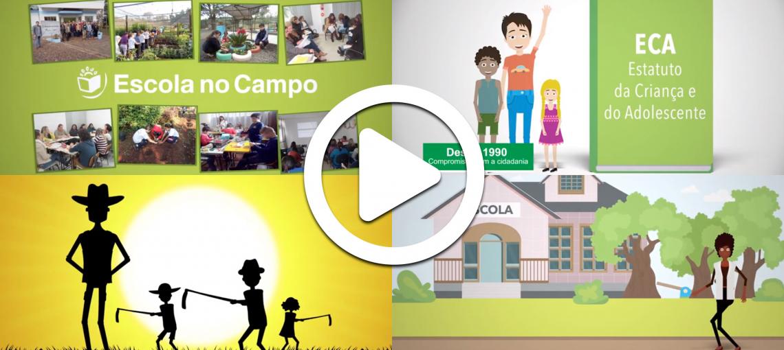 Fundação Abrinq produz vídeos para aprimorar as ações dos professores no Projeto Escola no Campo