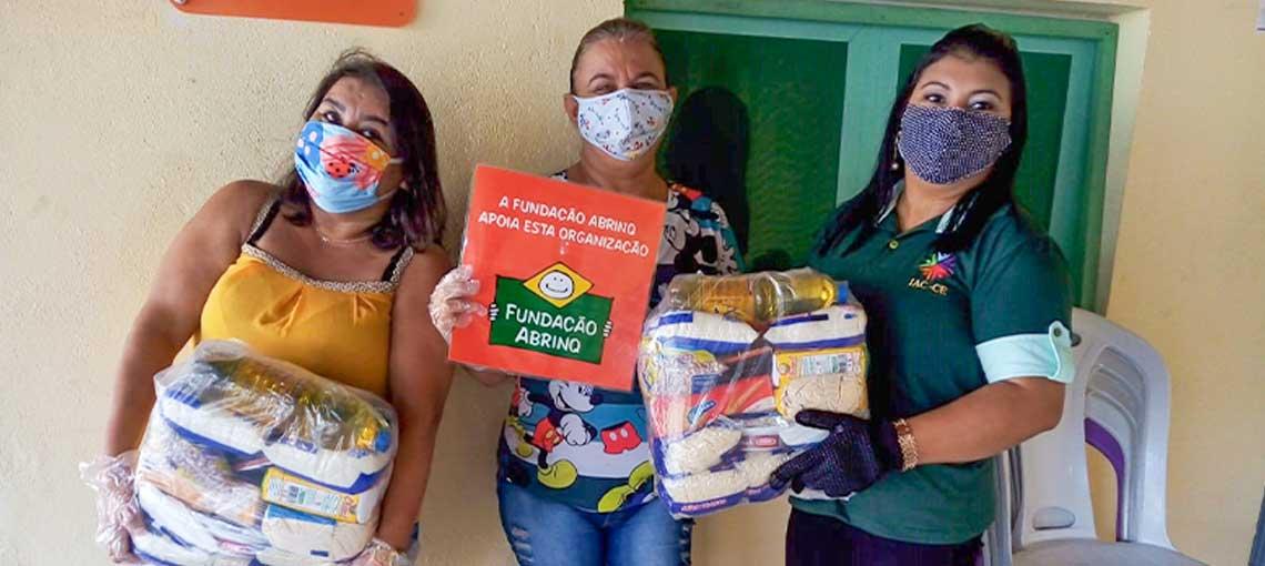 Mais de 200 famílias receberam apoio durante a pandemia no Ceará