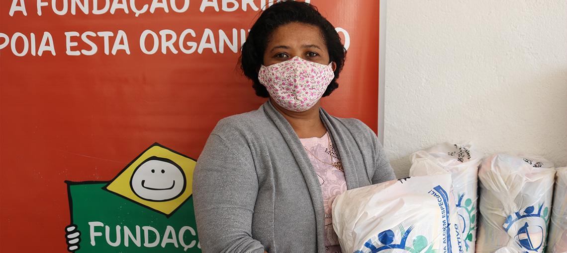 “Com a doação, pude colocar comida na mesa”