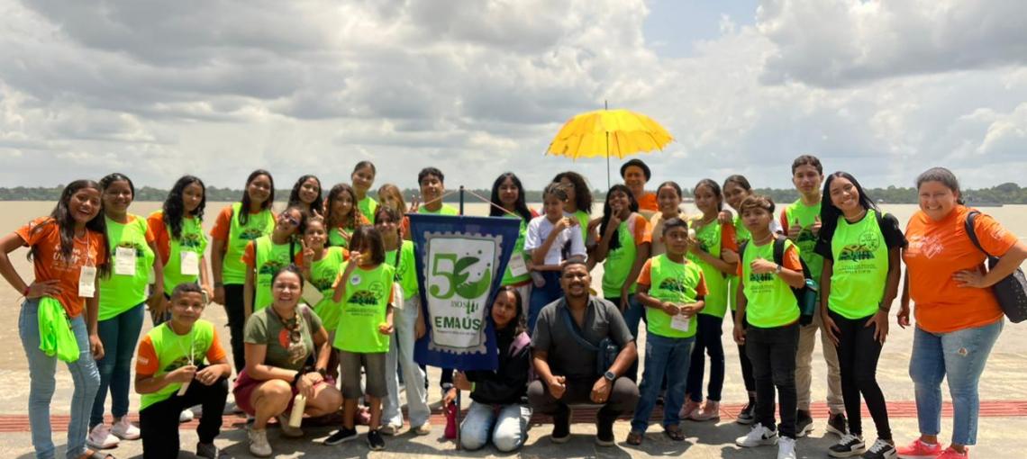 Fundação Abrinq apoia a participação de crianças e adolescentes na Cúpula das Infâncias durante a COP 30