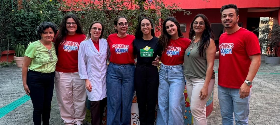 Fundação Abrinq leva ação de cuidado com a visão a crianças e adolescentes em parceria com o Instituto Olhares do Bem